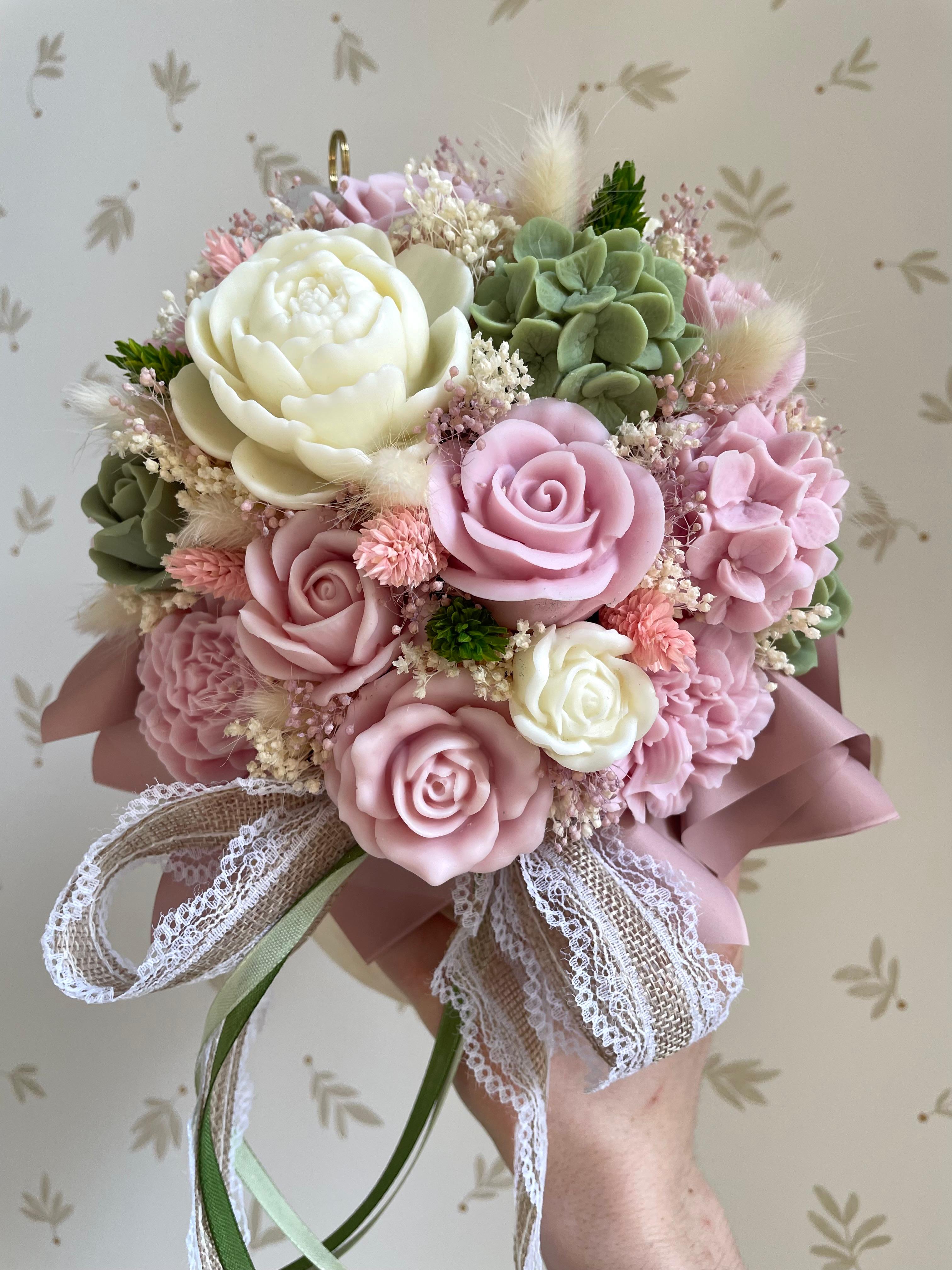 Flowerbox L Creme ZITRUS ROSA GRÜN