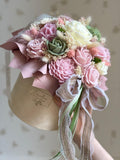 Flowerbox L Creme ZITRUS ROSA GRÜN