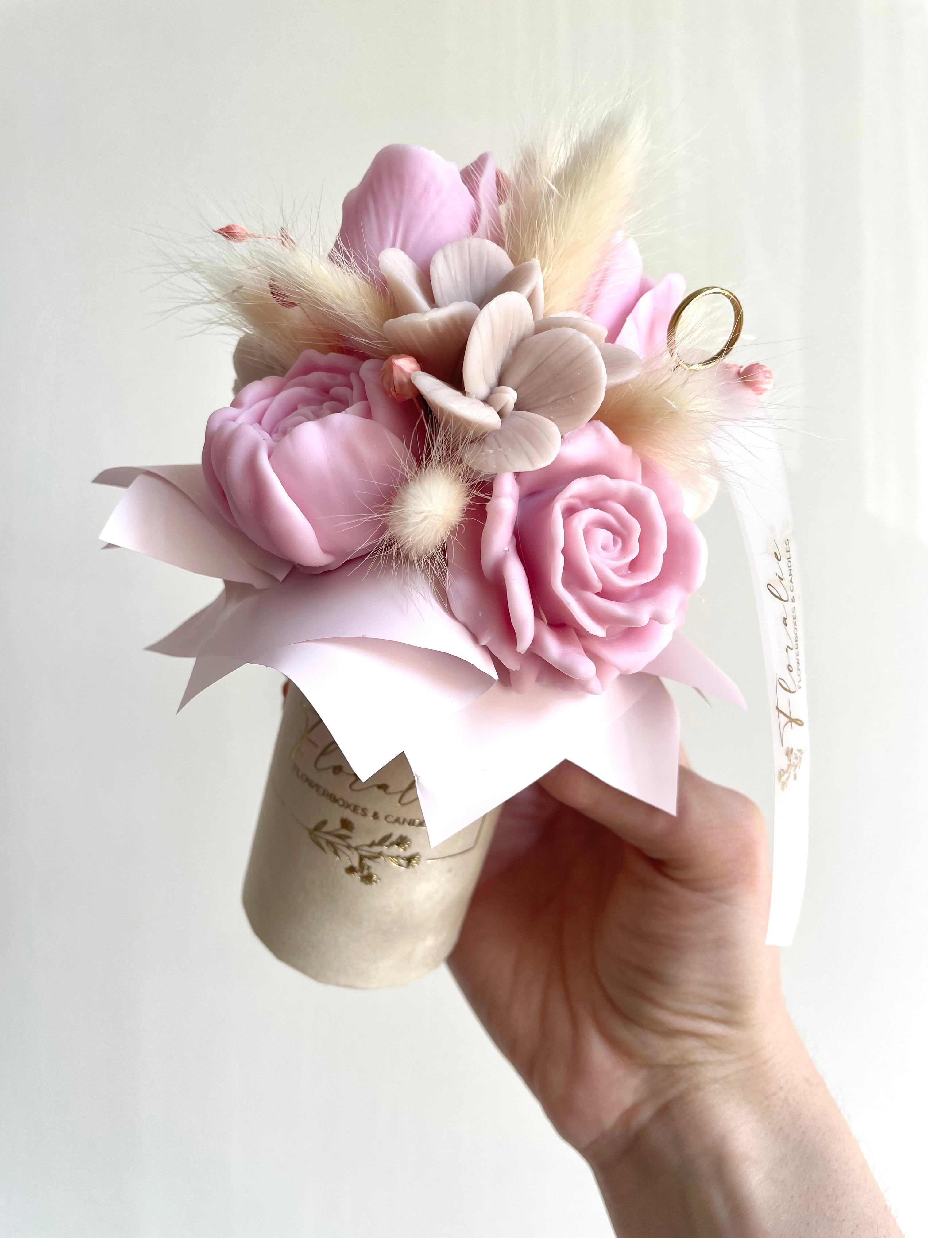 Flowerbox Creme ROSA BEIGE