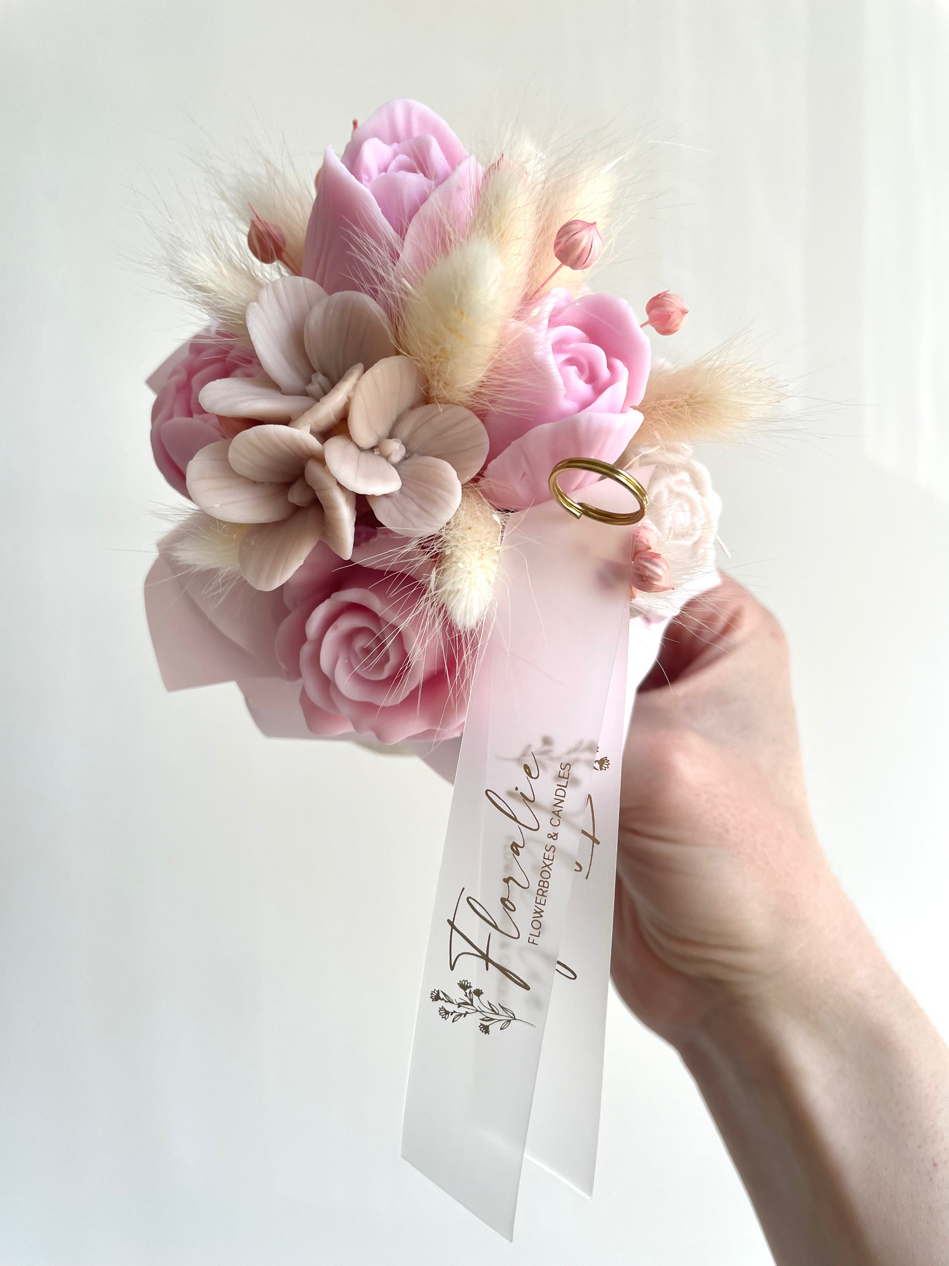 Flowerbox Creme ROSA BEIGE