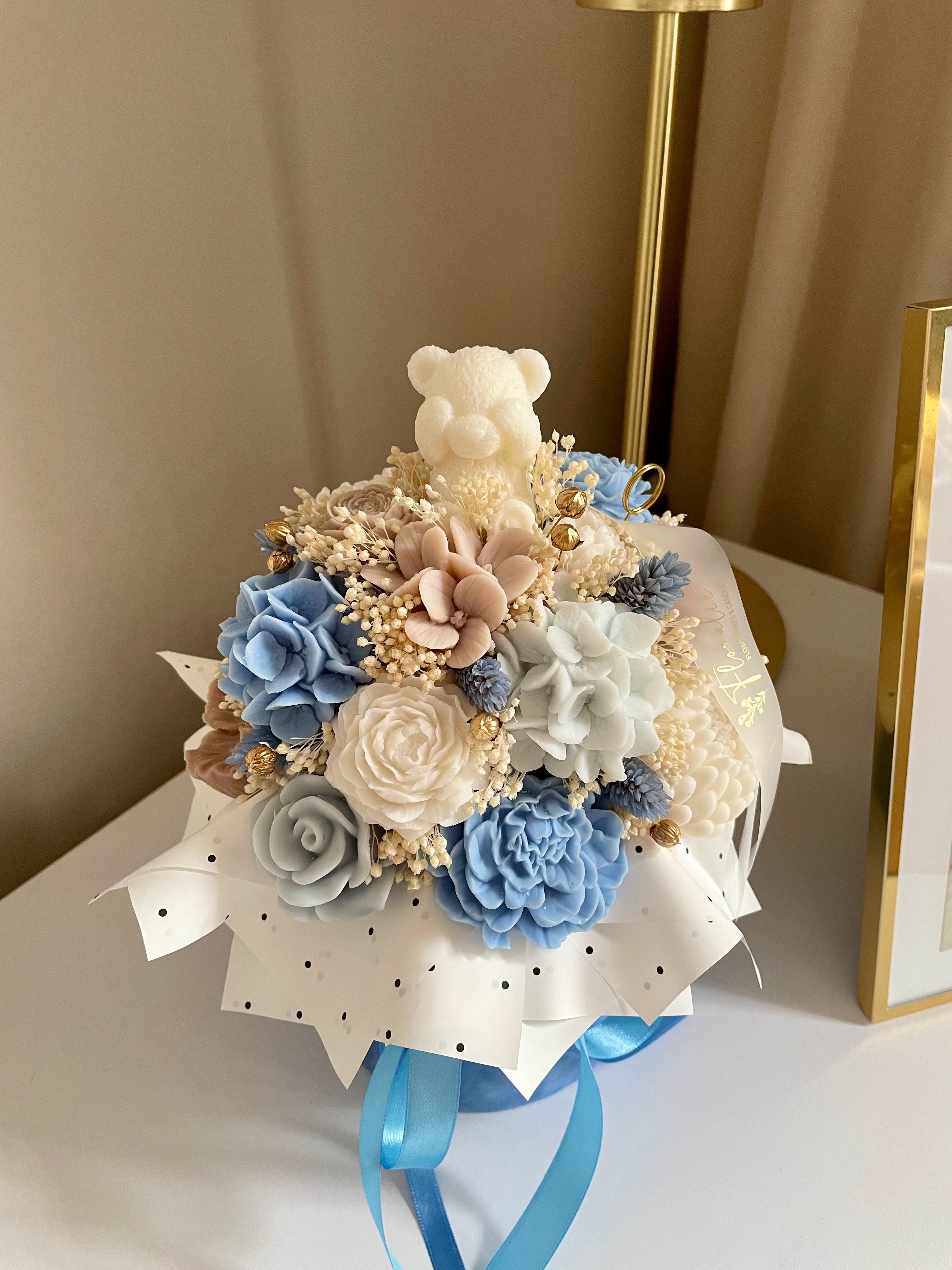 Flowerbox zur Geburt & Babyparty Boy