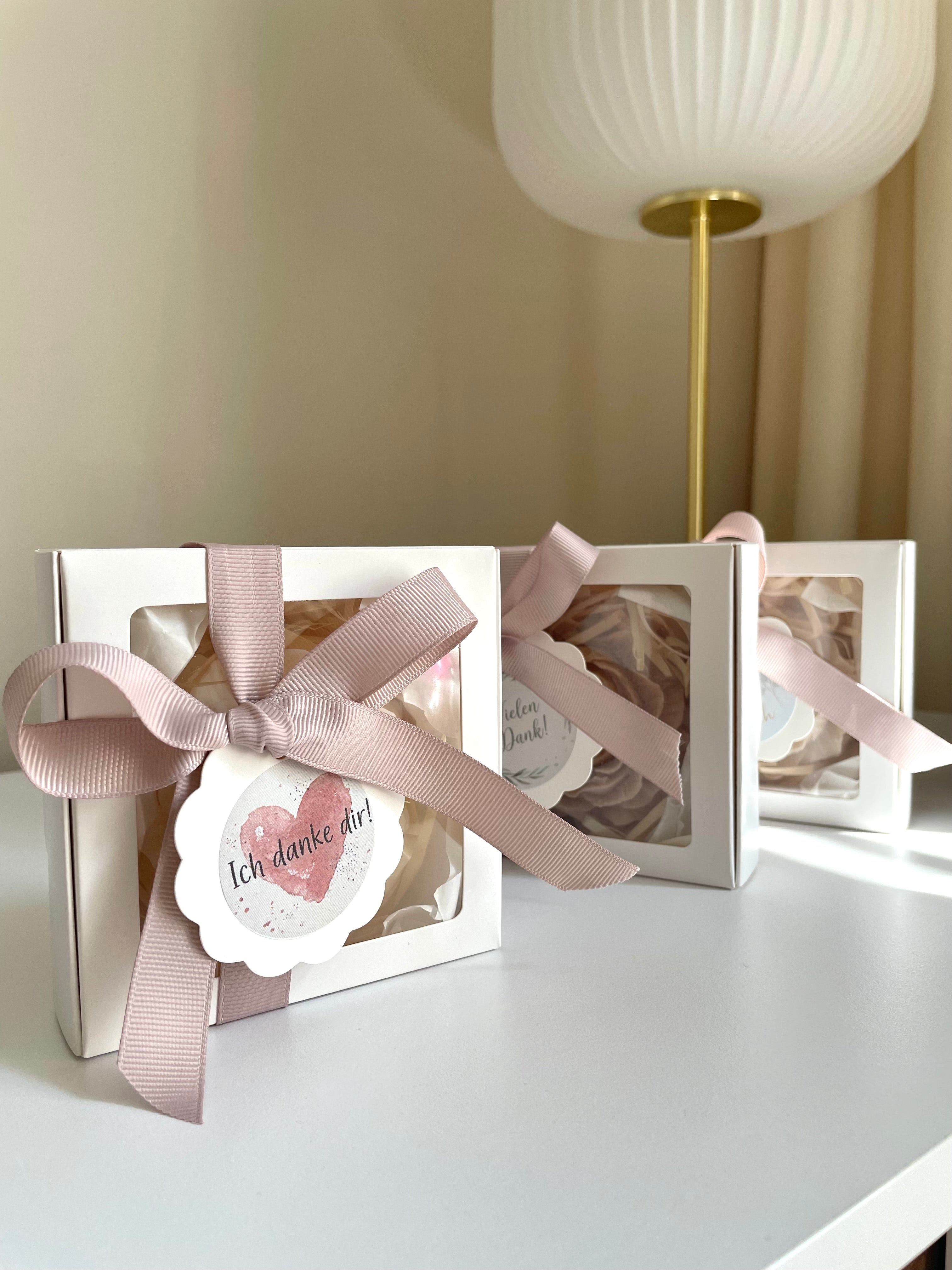 Edle Pfingstrose in Premium-Box