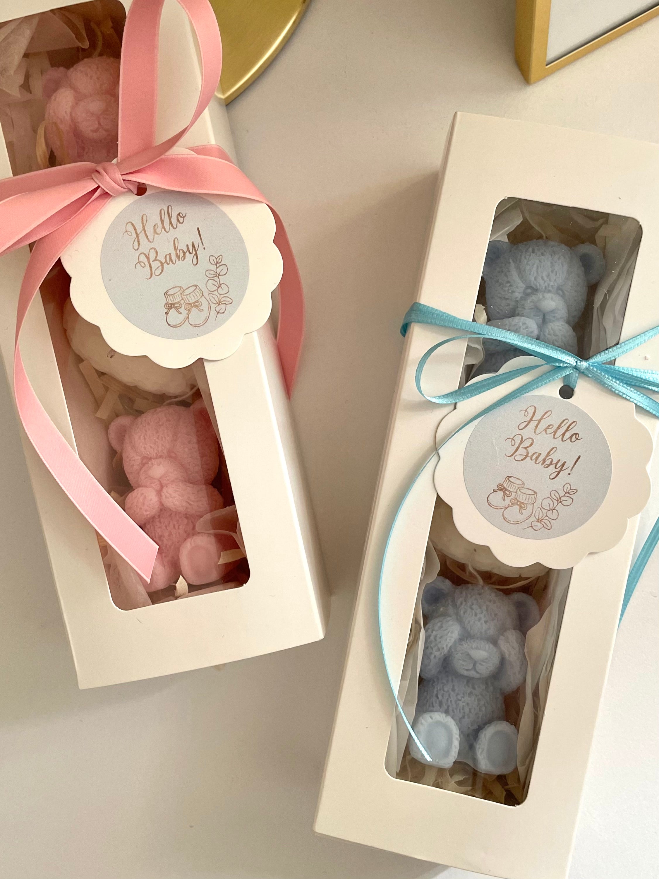 Zauberhafte "Hello Baby"- Geschenkbox