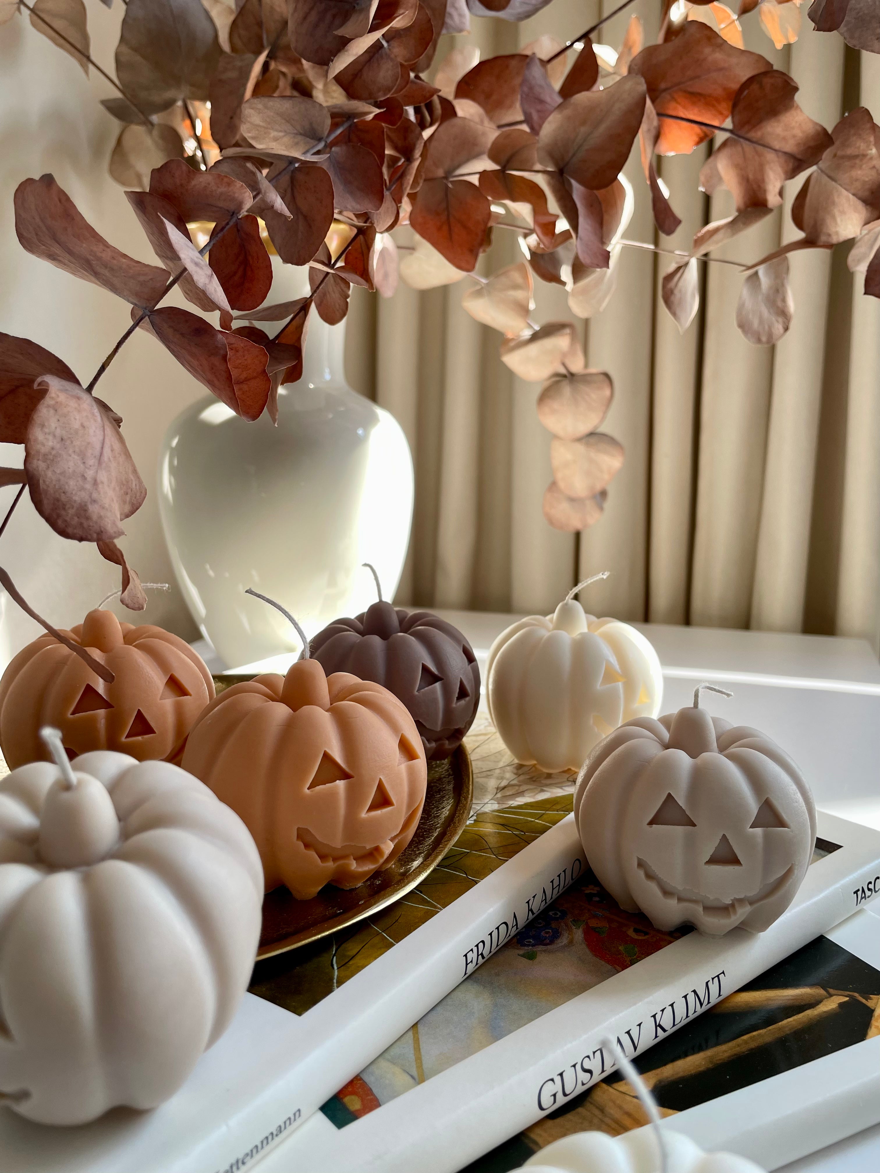 Halloween Kürbiskerze