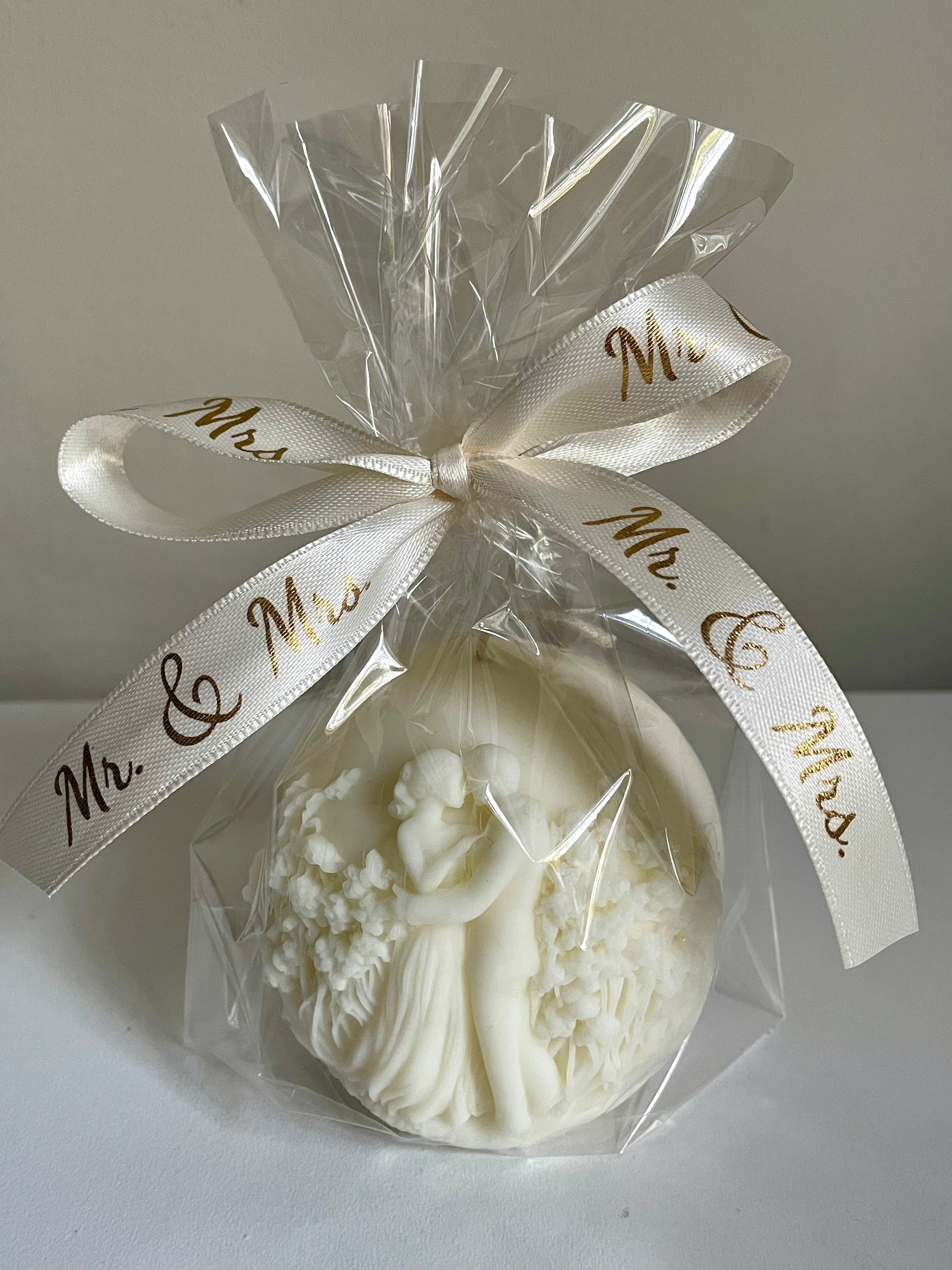 Liebespaar Kugelkerze - Geschenk zur Hochzeit